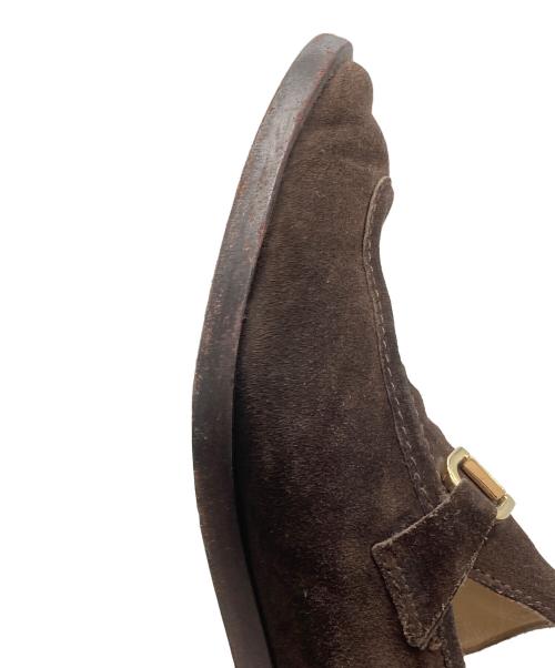 GUCCI（グッチ）GUCCI (グッチ) スウェードローファー ブラウン サイズ:38 1/2の古着・服飾アイテム