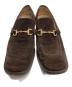 GUCCI (グッチ) スウェードローファー ブラウン サイズ:38 1/2：6000円