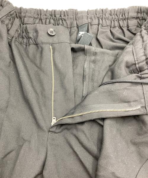 GROUND Y（グラウンドワイ）GROUND Y (グラウンドワイ) STANDARD WRAP TROUSERS ブラック サイズ:3の古着・服飾アイテム