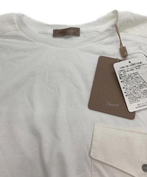 HERNO（ヘルノ）HERNO (ヘルノ) 【RESORT】ポケット半袖Tシャツ ホワイト サイズ:Mの古着・服飾アイテム