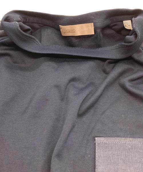HERNO（ヘルノ）HERNO (ヘルノ) 【RESORT】半袖Tシャツ ネイビー サイズ:Mの古着・服飾アイテム