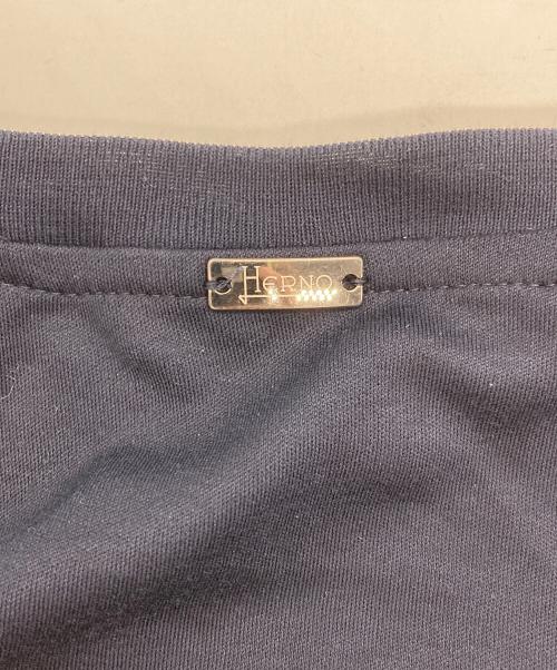 HERNO（ヘルノ）HERNO (ヘルノ) 【RESORT】半袖Tシャツ ネイビー サイズ:Mの古着・服飾アイテム