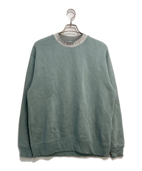 Acne studios（アクネ ストゥディオス）Acne studios (アクネ ストゥディオス) ロゴネックスウェット スカイブルー サイズ:XSの古着・服飾アイテム