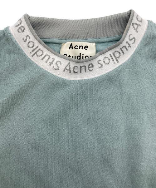 Acne studios（アクネ ストゥディオス）Acne studios (アクネ ストゥディオス) ロゴネックスウェット スカイブルー サイズ:XSの古着・服飾アイテム