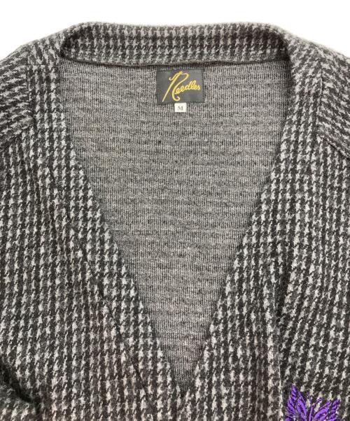 Needles（ニードルズ）Needles (ニードルズ) Vネックカーディガン グレー サイズ:Mの古着・服飾アイテム