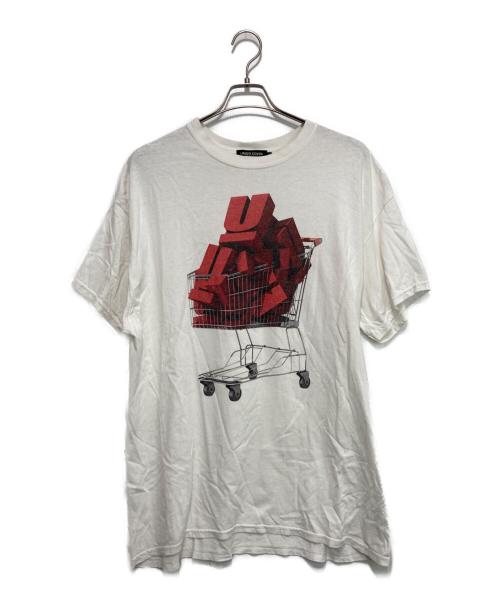 UNDERCOVER（アンダーカバー）UNDERCOVER (アンダーカバー) Densuke28 コラボTシャツ ホワイト サイズ:XLの古着・服飾アイテム