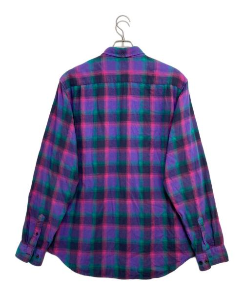 SUPREME（シュプリーム）SUPREME (シュプリーム) Tartan Flannel Shirt パープル サイズ:XLの古着・服飾アイテム