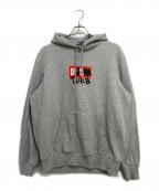 DIESELディーゼル）の古着「プリントパーカー」｜グレー