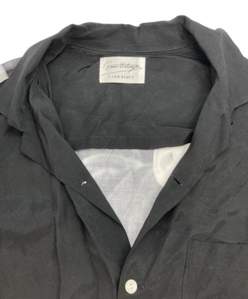 flagstuff（フラグスタフ）flagstuff (フラグスタフ) GAVIN WATSON L/S Photo Shirts ブラック サイズ:Mの古着・服飾アイテム