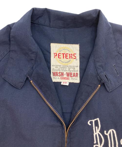PETERS（ペータース）PETERS (ペータース) ハリントンジャケット ネイビー サイズ:20の古着・服飾アイテム