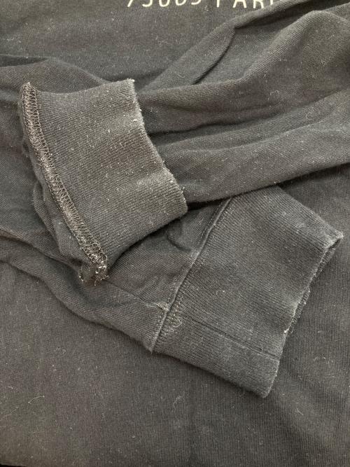 New Era（ニューエラ）New Era (ニューエラ) Yohji Yamamoto pour homme (ヨウジヤマモト プールオム) コラボロングスリーブカットソー ブラック サイズ:XXLの古着・服飾アイテム