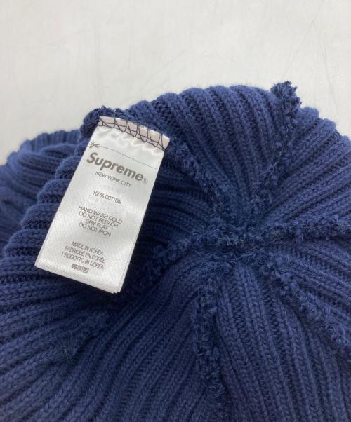 SUPREME（シュプリーム）SUPREME (シュプリーム) Overdyed Beanie ネイビーの古着・服飾アイテム