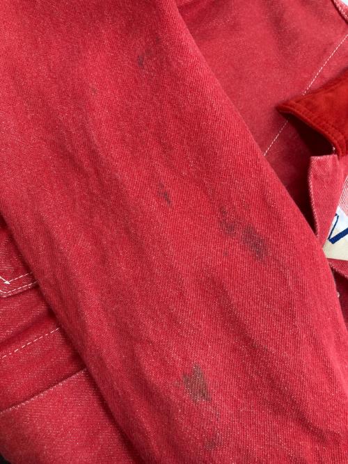 KENZO JEANS（ケンゾージーンズ）KENZO JEANS (ケンゾージーンズ) デニムジャケット レッド サイズ:FREEの古着・服飾アイテム