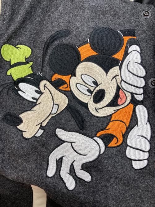 WIND AND SEA（ウィンダンシー）WIND AND SEA (ウィンダンシー) DISNEY (ディズニー) DISNEY STUDIUM JACKET グレー サイズ:Sの古着・服飾アイテム