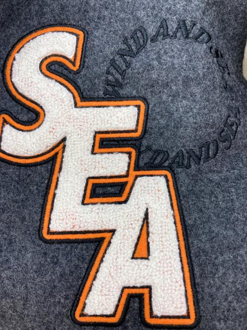 WIND AND SEA（ウィンダンシー）WIND AND SEA (ウィンダンシー) DISNEY (ディズニー) DISNEY STUDIUM JACKET グレー サイズ:Sの古着・服飾アイテム