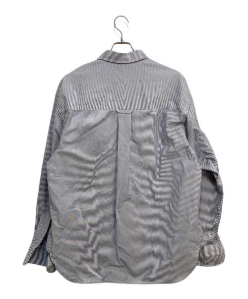 STUDIO NICHOLSON（スタジオ ニコルソン）STUDIO NICHOLSON (スタジオ ニコルソン) オックスフォードストライプシャツ スカイブルー サイズ:Sの古着・服飾アイテム