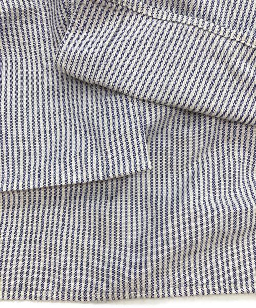 STUDIO NICHOLSON（スタジオ ニコルソン）STUDIO NICHOLSON (スタジオ ニコルソン) オックスフォードストライプシャツ スカイブルー サイズ:Sの古着・服飾アイテム