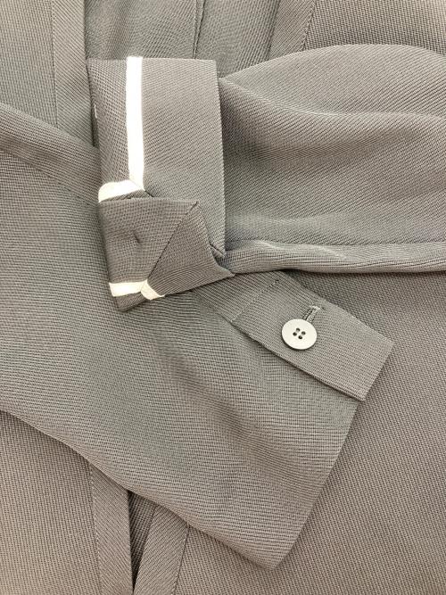 OVERCOAT（オーバーコート）OVERCOAT (オーバーコート) Collerless Single Breasted Jacket ブラックの古着・服飾アイテム