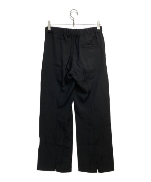 OVERCOAT（オーバーコート）OVERCOAT (オーバーコート) STRAIGHT LEG TROUSER WITH ELASTIC ブラックの古着・服飾アイテム