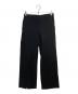OVERCOAT（オーバーコート）の古着「STRAIGHT LEG TROUSER WITH ELASTIC」｜ブラック