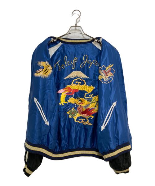 TAILOR 東洋（テーラー東洋）TAILOR 東洋 (テーラー東洋) スカジャン ブルー サイズ:XXLの古着・服飾アイテム