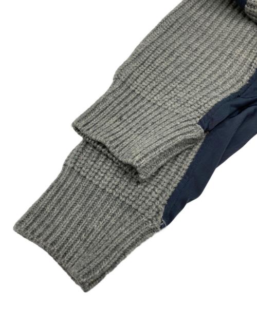 Risley（リズレー）Risley (リズレー) ジップアップニットブルゾン グレー サイズ:Fの古着・服飾アイテム