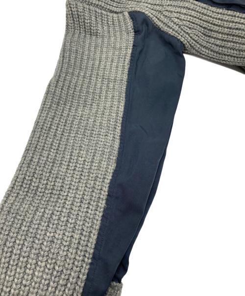 Risley（リズレー）Risley (リズレー) ジップアップニットブルゾン グレー サイズ:Fの古着・服飾アイテム
