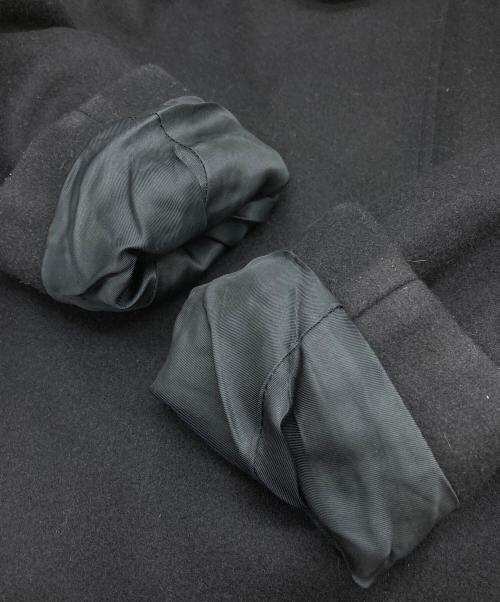 HELMUT LANG（ヘルムートラング）HELMUT LANG (ヘルムートラング) ライダースデザイン ウール混 変形ジャケット ブラック サイズ:Sの古着・服飾アイテム