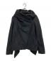 HELMUT LANG（ヘルムートラング）の古着「ライダースデザイン ウール混 変形ジャケット」｜ブラック