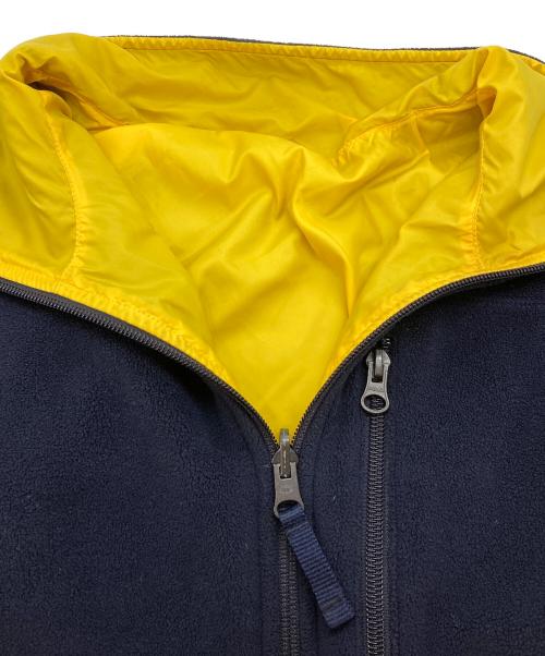 POLO SPORT（ポロスポーツ）POLO SPORT (ポロスポーツ) リバーシブル フリースベスト ネイビー×イエロー サイズ:Lの古着・服飾アイテム