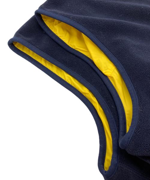 POLO SPORT（ポロスポーツ）POLO SPORT (ポロスポーツ) リバーシブル フリースベスト ネイビー×イエロー サイズ:Lの古着・服飾アイテム