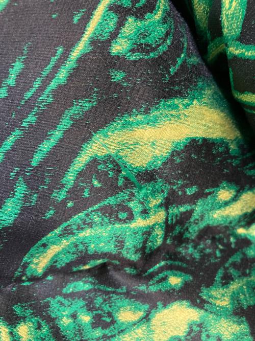 SUPREME（シュプリーム）SUPREME (シュプリーム) H.R. Giger Jacquard Down Puffer Jacket グリーン サイズ:Lの古着・服飾アイテム