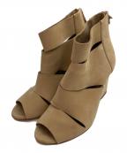 HERMESエルメス）の古着「スエードブーツサンダル」｜ベージュ