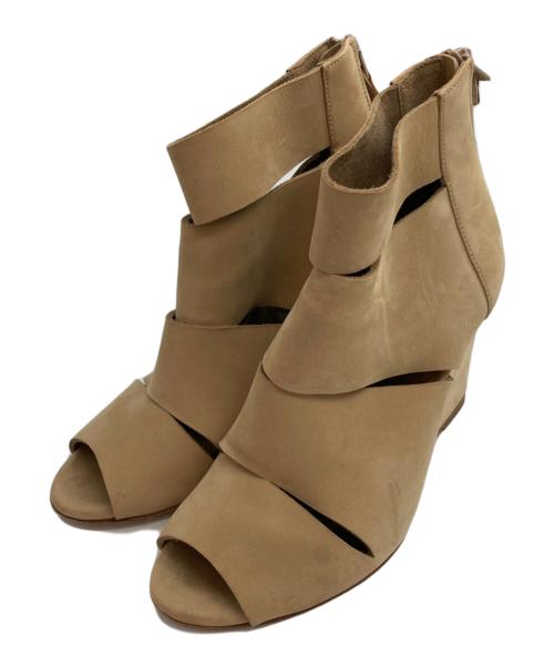 HERMES（エルメス）HERMES (エルメス) スエードブーツサンダル ベージュ サイズ:35の古着・服飾アイテム