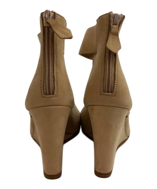 HERMES（エルメス）HERMES (エルメス) スエードブーツサンダル ベージュ サイズ:35の古着・服飾アイテム