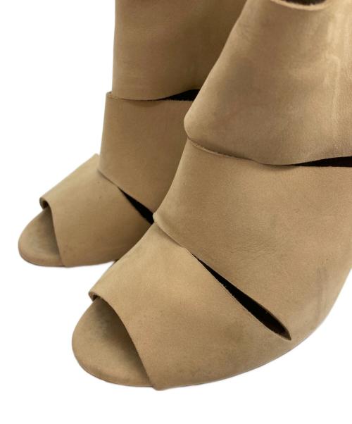 HERMES（エルメス）HERMES (エルメス) スエードブーツサンダル ベージュ サイズ:35の古着・服飾アイテム