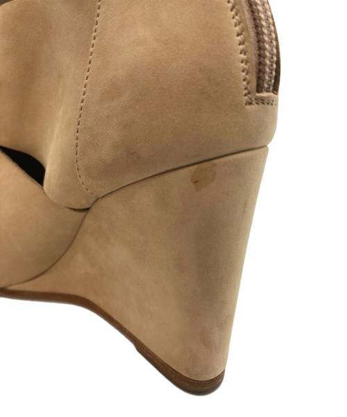 HERMES（エルメス）HERMES (エルメス) スエードブーツサンダル ベージュ サイズ:35の古着・服飾アイテム