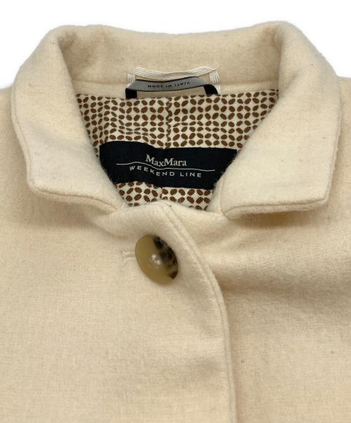 Max Mara WEEK END LINE（マックスマーラ ウイークエンドライン）Max Mara WEEK END LINE (マックスマーラ ウイークエンドライン) ウールジャケット アイボリー サイズ:SIZE 42の古着・服飾アイテム