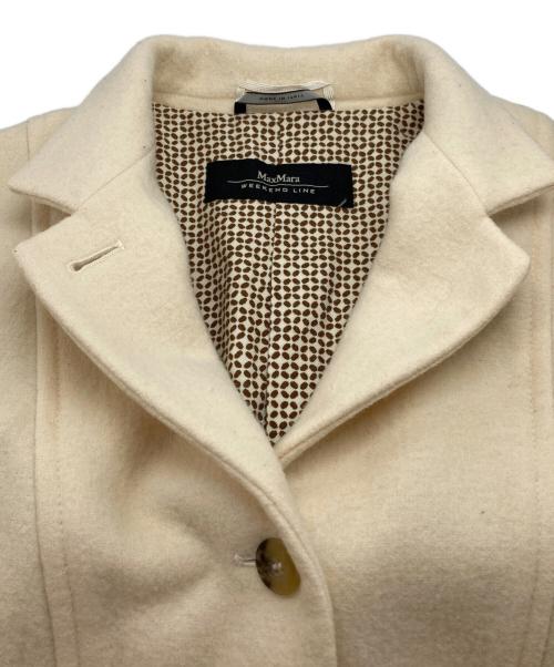 Max Mara WEEK END LINE（マックスマーラ ウイークエンドライン）Max Mara WEEK END LINE (マックスマーラ ウイークエンドライン) ウールジャケット アイボリー サイズ:SIZE 42の古着・服飾アイテム