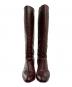 LOEFFLER RANDALL (レフラー ランデル) ヒールロングブーツ ブラウン サイズ:8：7000円
