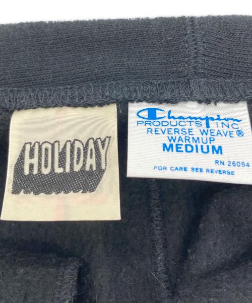 Champion（チャンピオン）Champion (チャンピオン) holiday (ホリデー) スウェットフレアパンツ ブラック サイズ:Mの古着・服飾アイテム