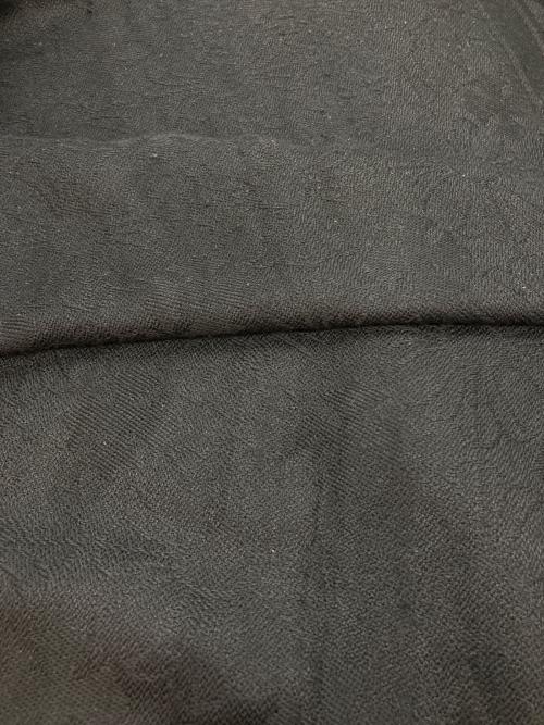 CHROME HEARTS（クロムハーツ）CHROME HEARTS (クロムハーツ) CH PLS SCARF CH プラス 総柄ジャガード シルク混 ウール フリンジ ストール ブラックの古着・服飾アイテム