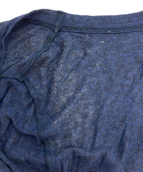 MM6 Maison Margiela（エムエムシックスメゾンマルジェラ）MM6 Maison Margiela (エムエムシックスメゾンマルジェラ) ロングカーディガン ネイビー サイズ:Sの古着・服飾アイテム