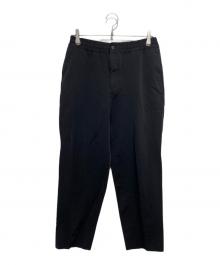 COMME des GARCONS HOMME DEUX（コムデギャルソン オム ドゥ）の古着「ポリ縮絨 イージーパンツ」｜ブラック