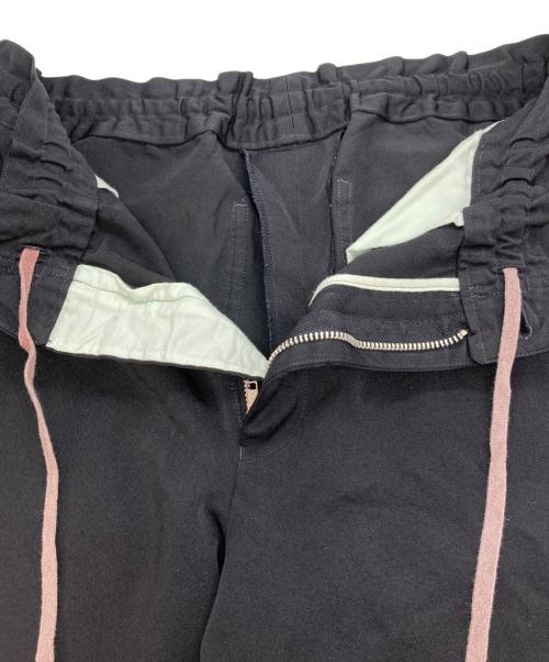 COMME des GARCONS HOMME DEUX（コムデギャルソン オム ドゥ）COMME des GARCONS HOMME DEUX (コムデギャルソン オム ドゥ) ポリ縮絨 イージーパンツ ブラック サイズ:XSの古着・服飾アイテム