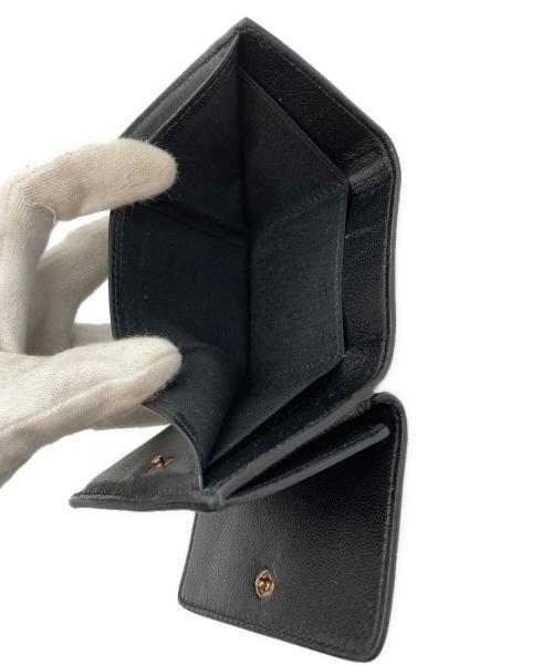 BALENCIAGA（バレンシアガ）BALENCIAGA (バレンシアガ) 3つ折り財布 ブラックの古着・服飾アイテム