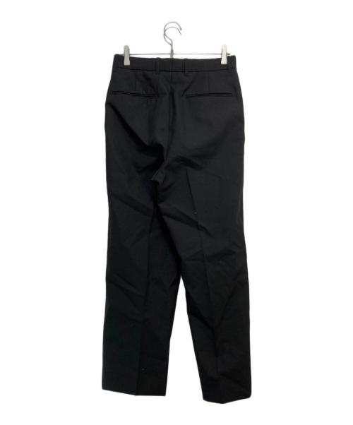 STEVEN ALAN（スティーブンアラン）STEVEN ALAN (スティーブンアラン) ウール オックスフォード アウト ワンプリーツ スラックス ブラック サイズ:Sの古着・服飾アイテム