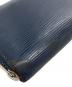 中古・古着 LOUIS VUITTON (ルイ ヴィトン) 長財布 ネイビー：16000円