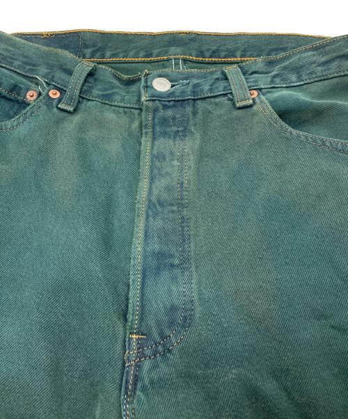 LEVI'S（リーバイス）LEVI'S (リーバイス) 90’s 後染め 501 カラーデニムパンツ グリーン サイズ:W34の古着・服飾アイテム