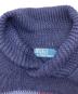 中古・古着 POLO RALPH LAUREN (ポロ・ラルフローレン) 星条旗 ショールカラーニット ネイビー サイズ:M：7000円
